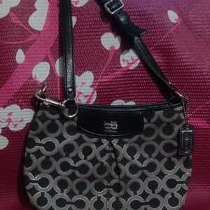 Coach Black and Gray Women's Bag
